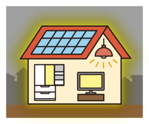 停電時にも電気が使える家