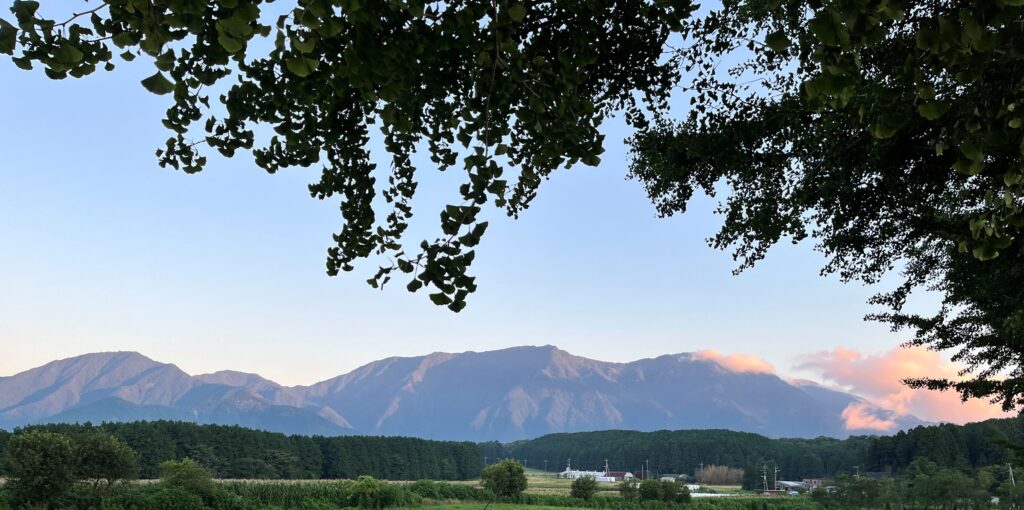 雄大な山々