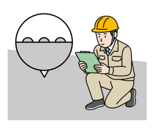 床面の凹凸